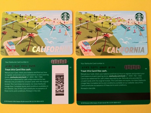 Carte starbucks 2019 2 - ",